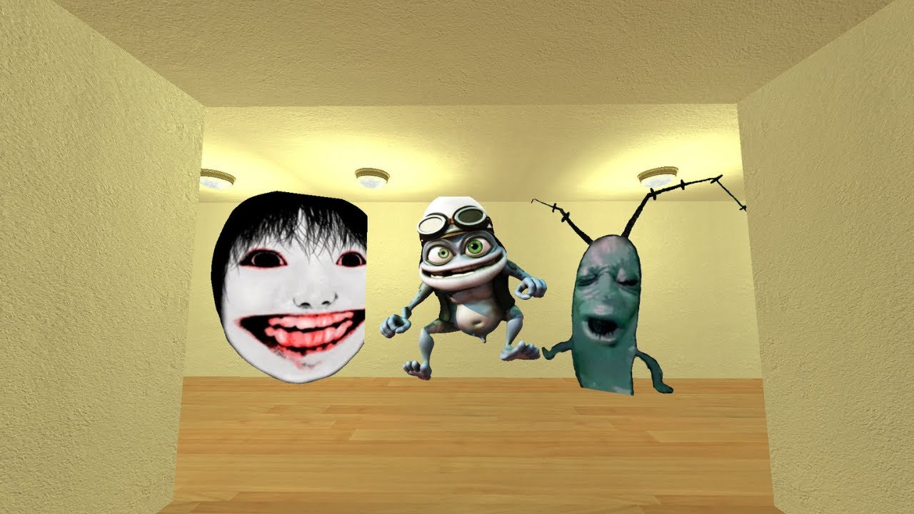 scary nextbot crazy yoshie and plankton in garry mod #nextbot#bizcochitogmod
