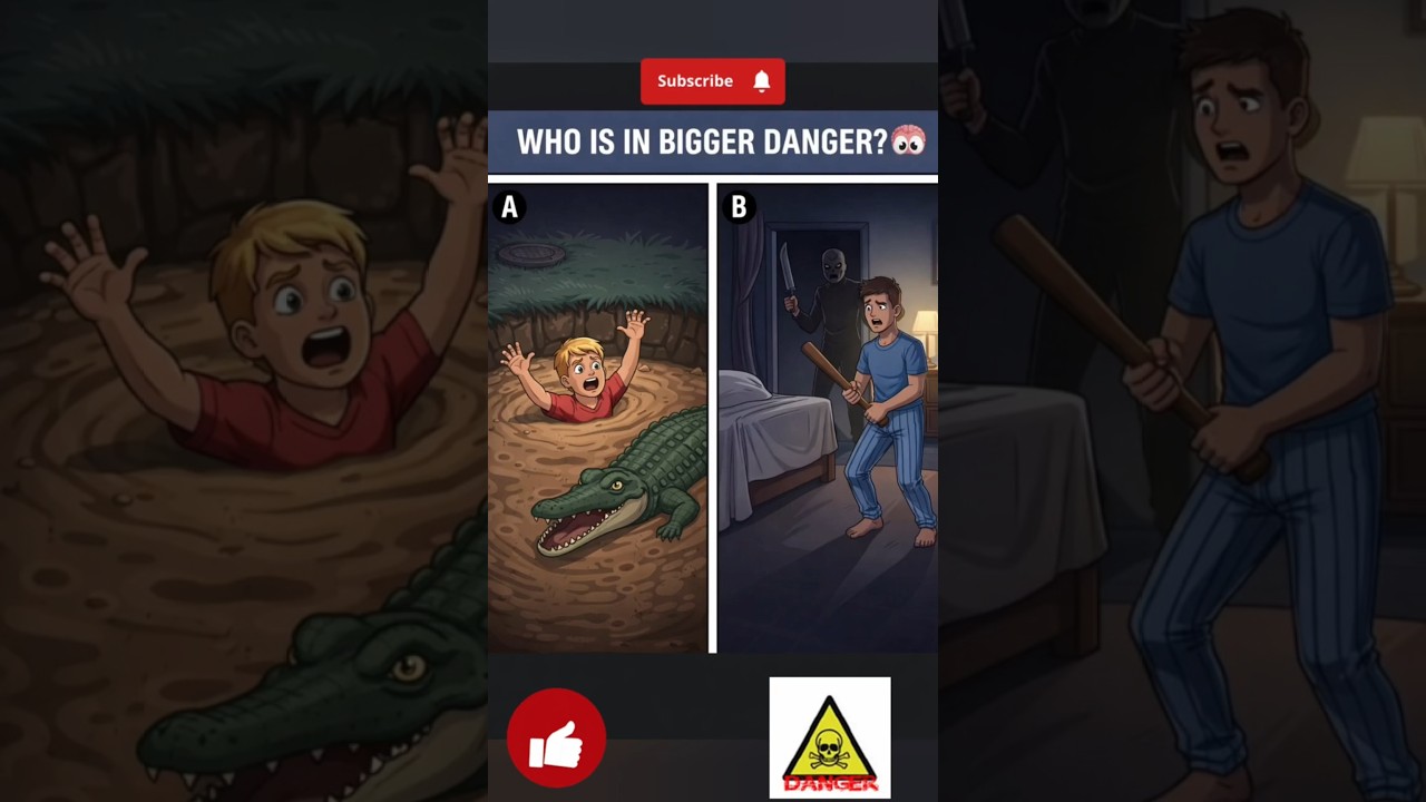 Who is in Bigger danger? 