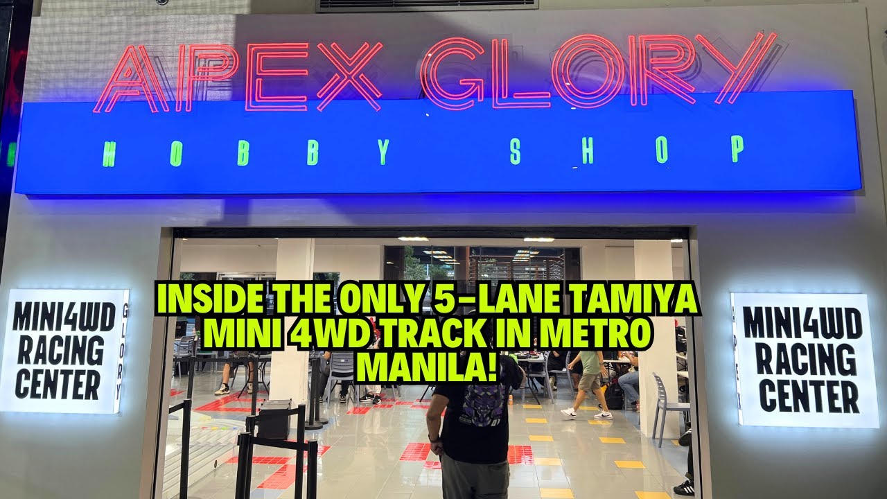 Inside the ONLY 5-Lane Tamiya Mini 4WD Track in Metro Manila! | Apex Glory Hobby Shop Tour