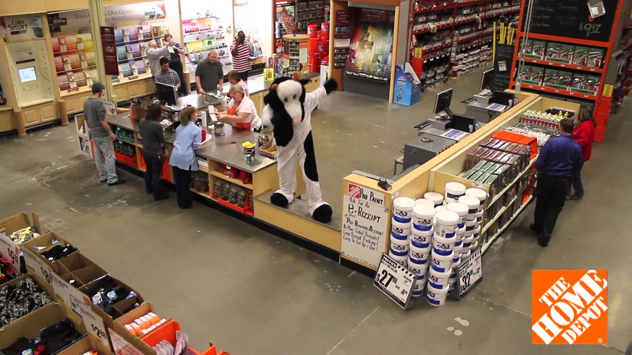 Home Depot Paint Harlem Shake Crazy