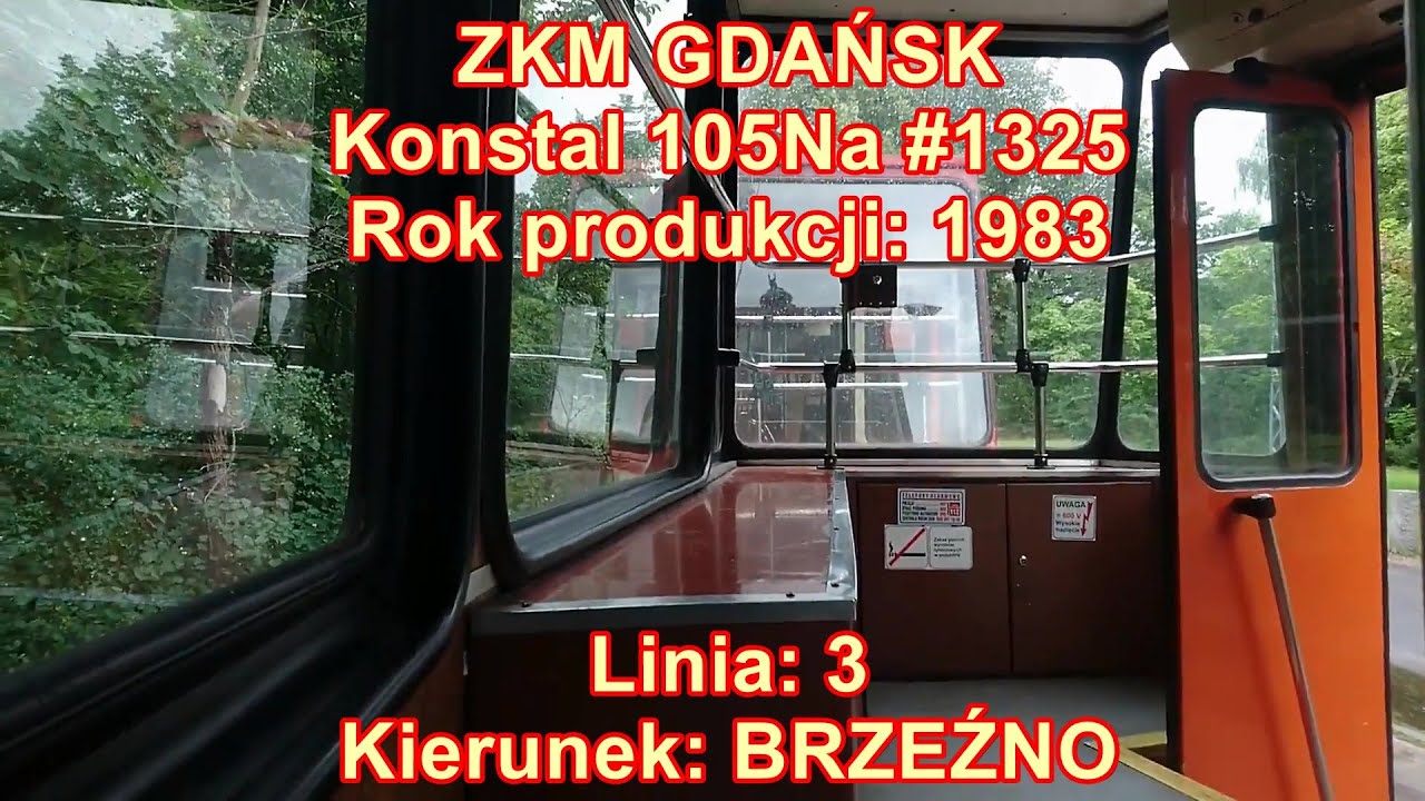 ZKM Gdańsk - Linia 3, Konstal 105Na #1325