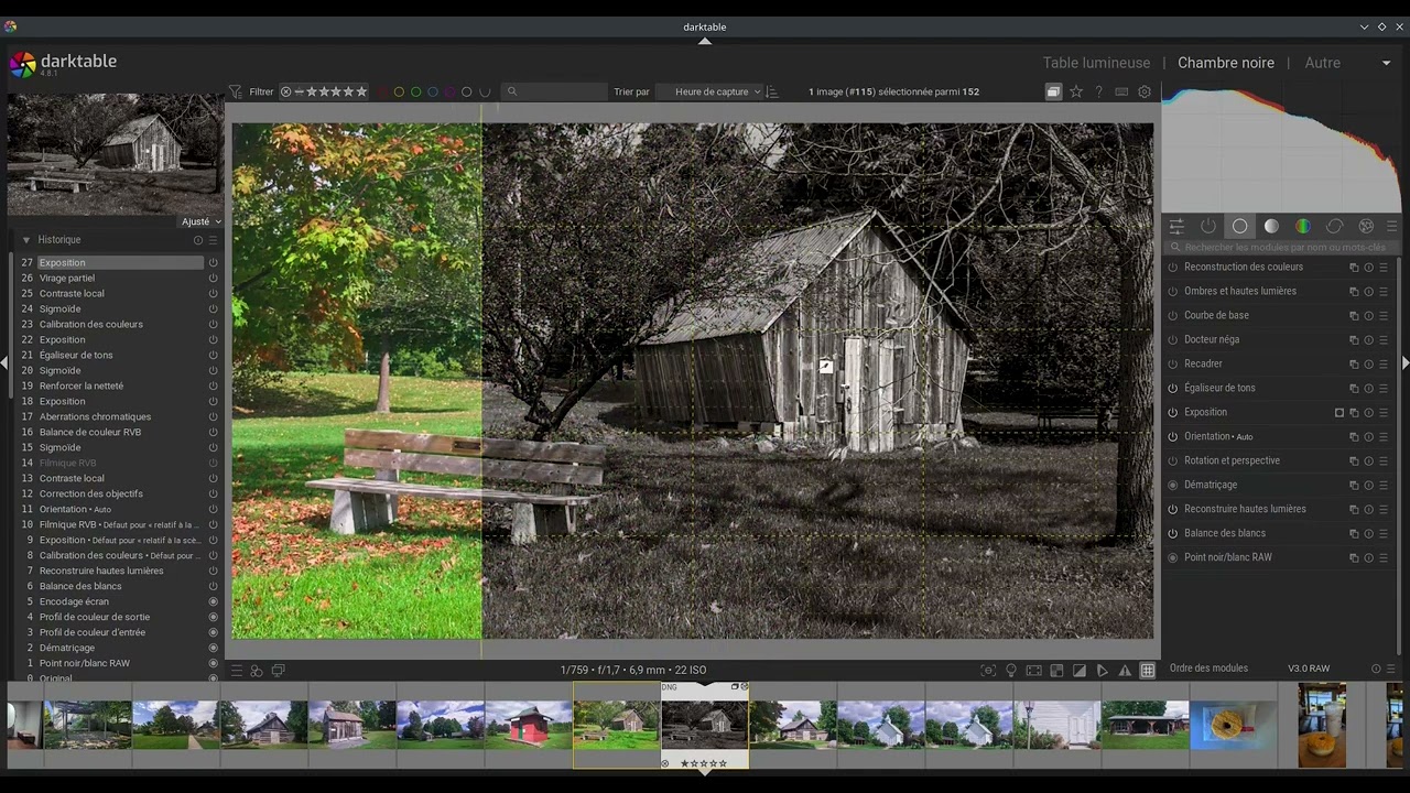 Converting a Colour Picture to Black & White with Darktable