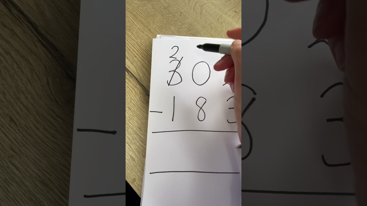 Year 5 Subtraction using decomposition