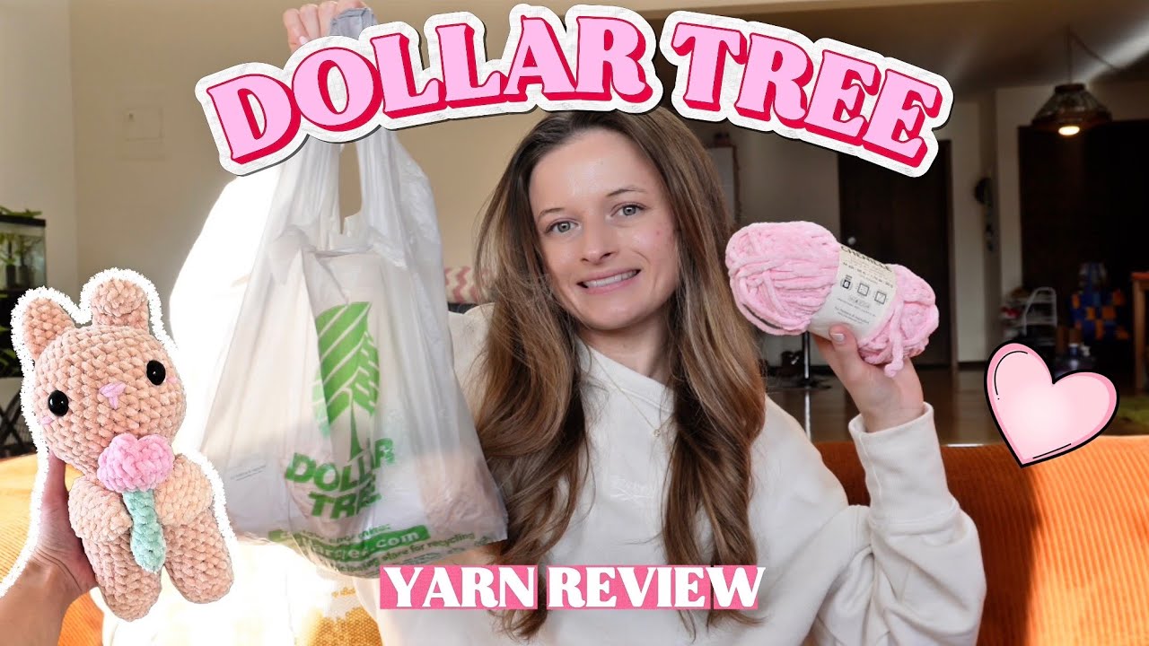 DOLLAR TREE YARN REVIEW | PREMIER YARN 🧶