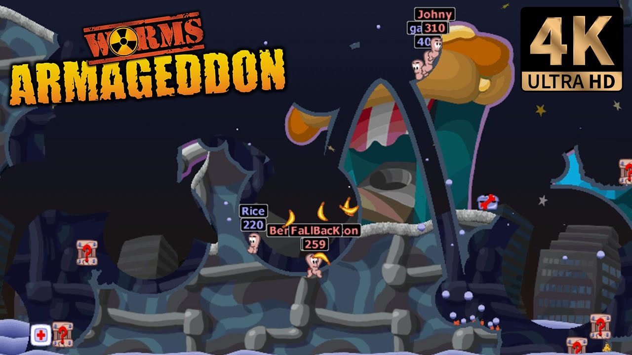 Worms Armageddon Online | Kaos 1v1 | PC 4K