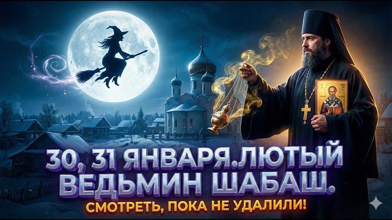 30, 31 января. Лютый ведьмин шабаш. Что нельзя делать. Роковые запреты.