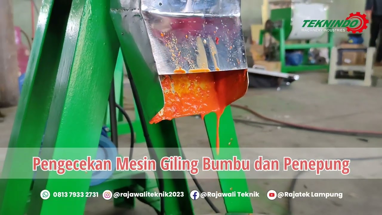 Mesin Giling Bumbu stainless|Bikin bumbu giling anda makin berkualitas|#lampung#localprideindonesia