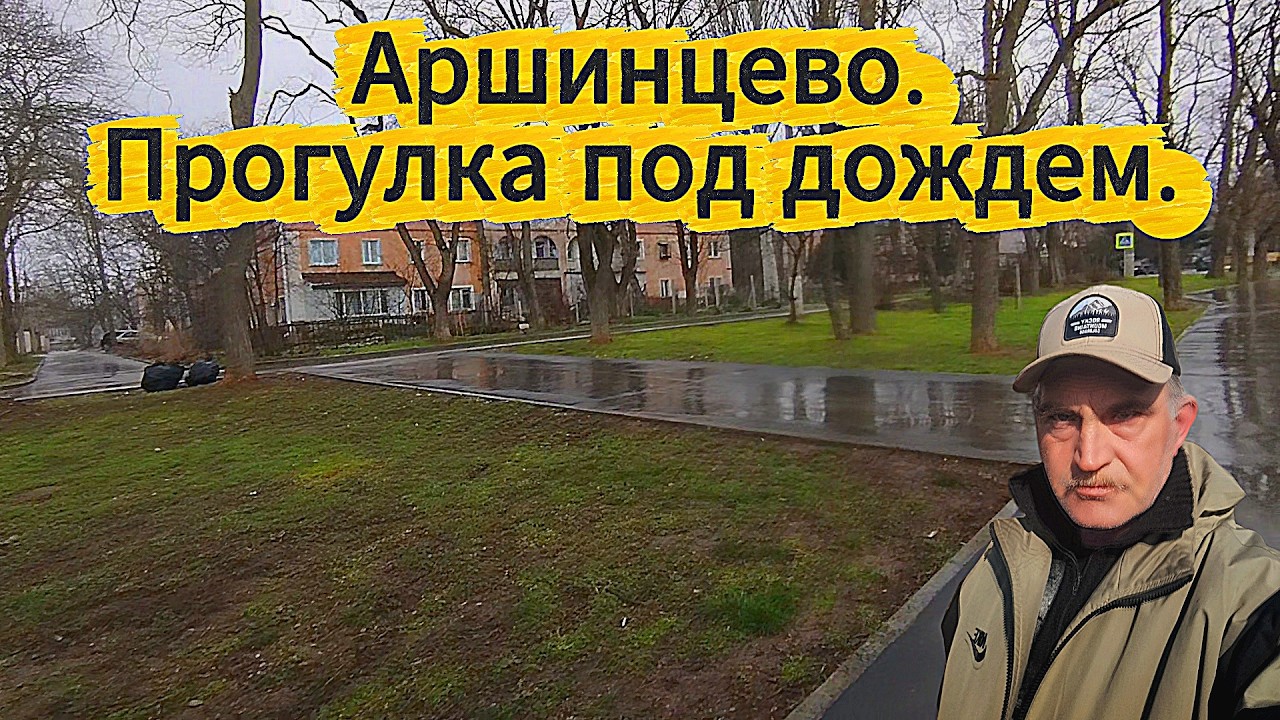 Аршинцево.  Прогулка под дождем.