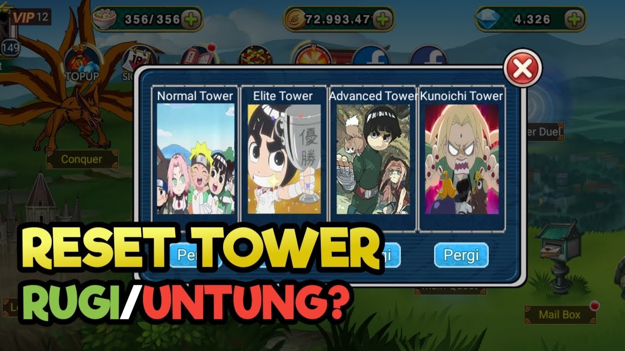 Reset Tower Baru Minimal Berapa Level? - Ninja Rebirth Indonesia