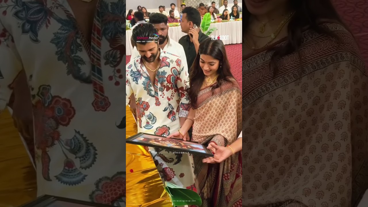 Newlyweds ❤️ #rashmikamandanna #vijaydeverakonda #virosh #love #viral #marriage #trending