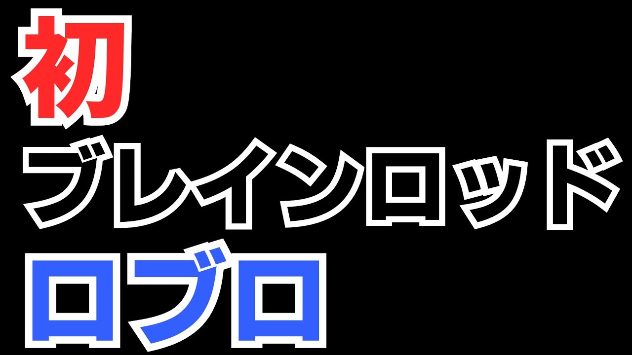 人生で初めてブレインロッドをやります