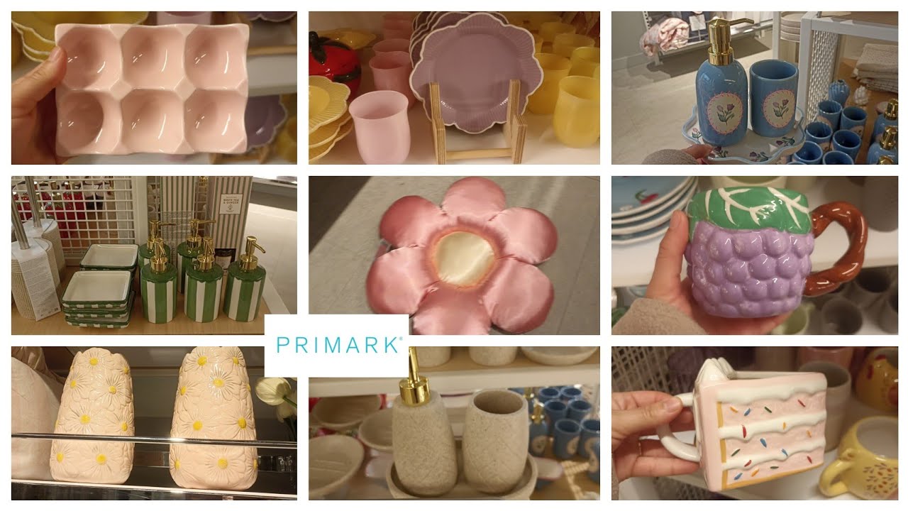PRIMARK HOME ARRIVAGE NEW COLLECTION DÉCORATION INTÉRIEUR ET LE VAISSELLE KITCHEN 🍽️