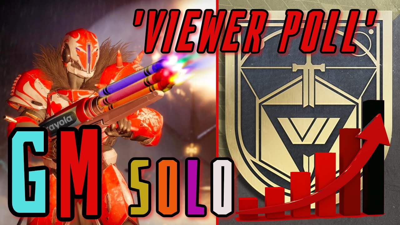 SWEET BUSINESS: SOLO GM Nightfall - Interactive Viewer Poll WINNER: Warden Of Nothing (PLATINUM)