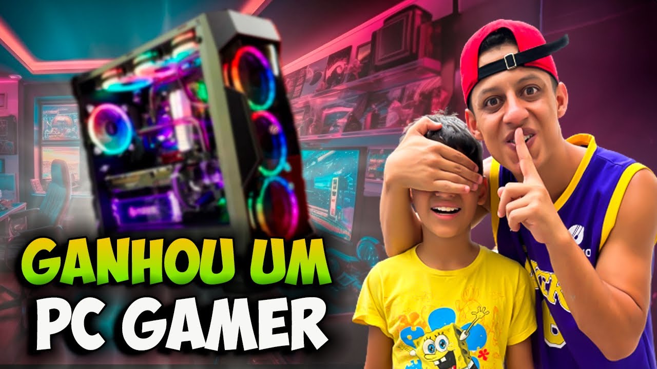 DEI UM PC GAMER NOVO PRO MEU FILHO DE 10.000R$