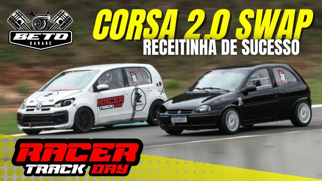 Corsa Swap 2.0 8V de Astra para correr em Trackday | Gambá | Racer Trackday
