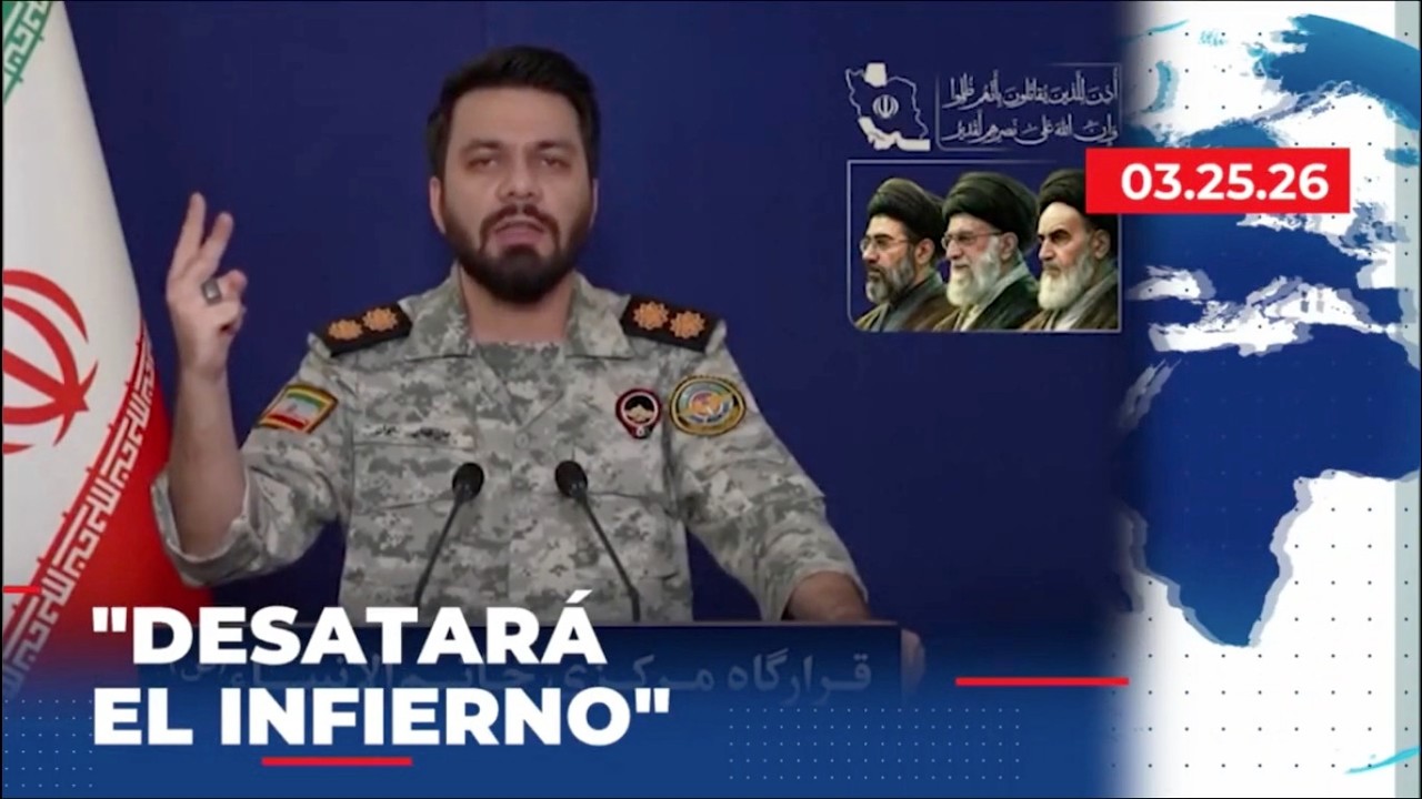 🔴 Trump amenaza con desatar el infierno ante negativa de Ir&aacute;n - 25 Mar 2026 | Noticiero EstrellaTV