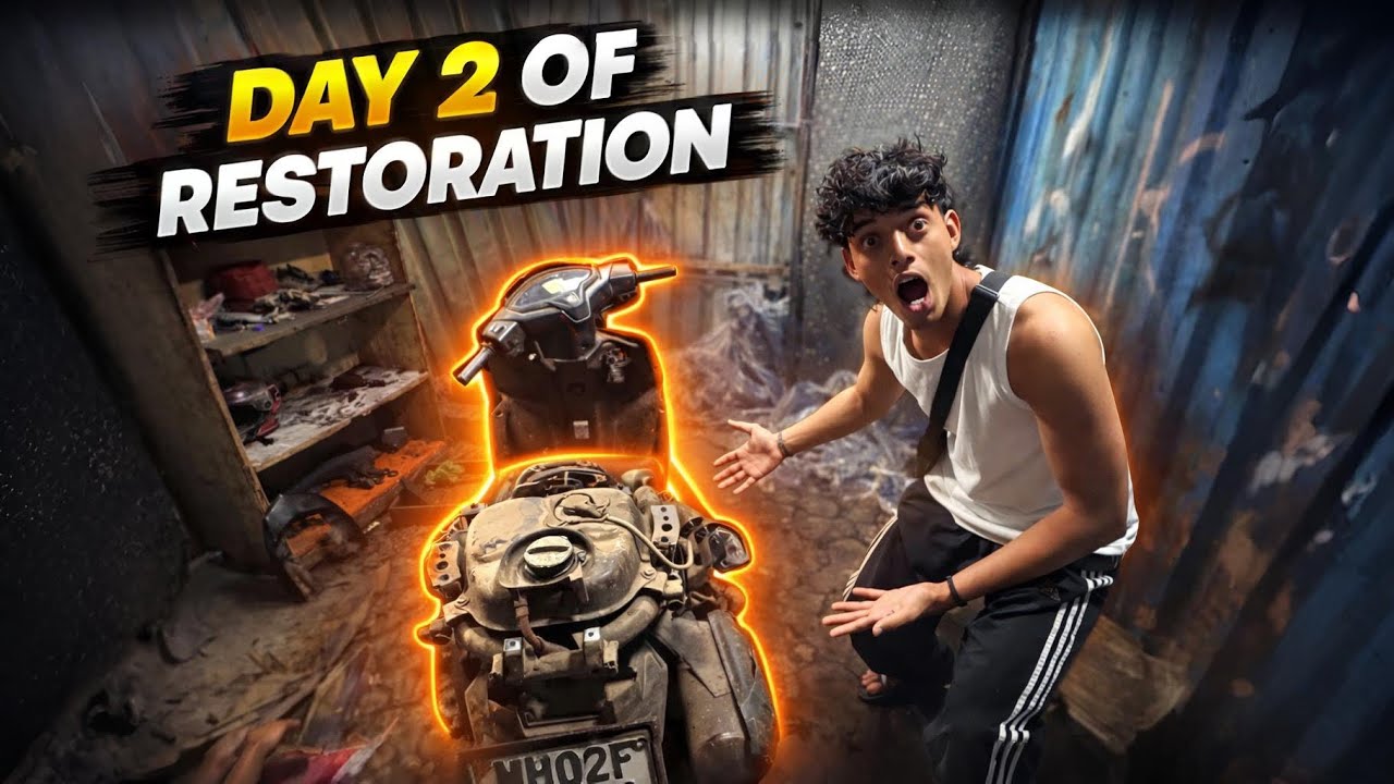 Day 2 of Restoring Honda Dio | Mihir Zenex Vlogs