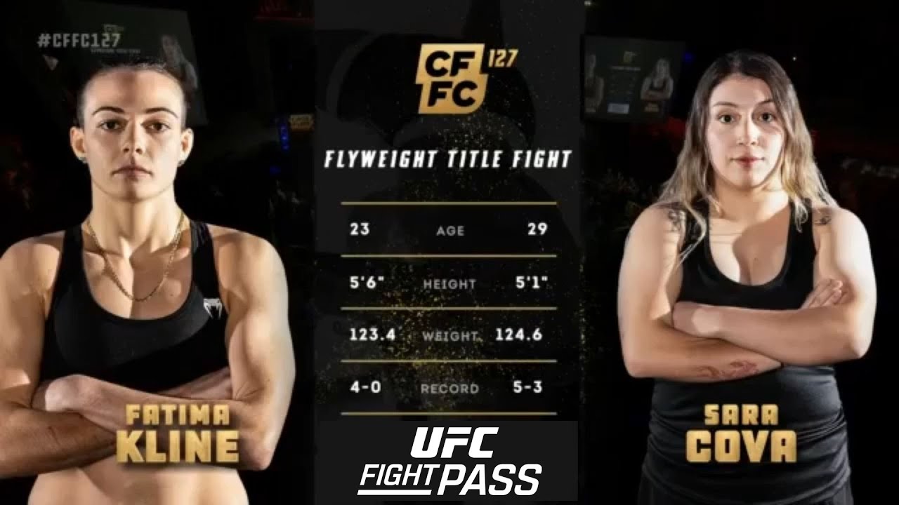 Cage Fury FC 127: Fatima Kline vs Sara Cova | November 3, 2023