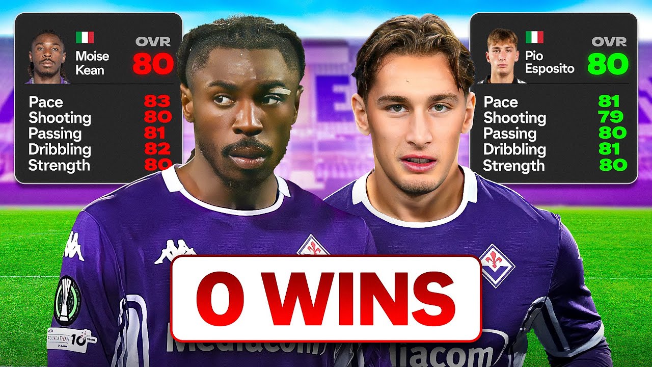 I Rebuild FIORENTINA Who Havent Won A Game!