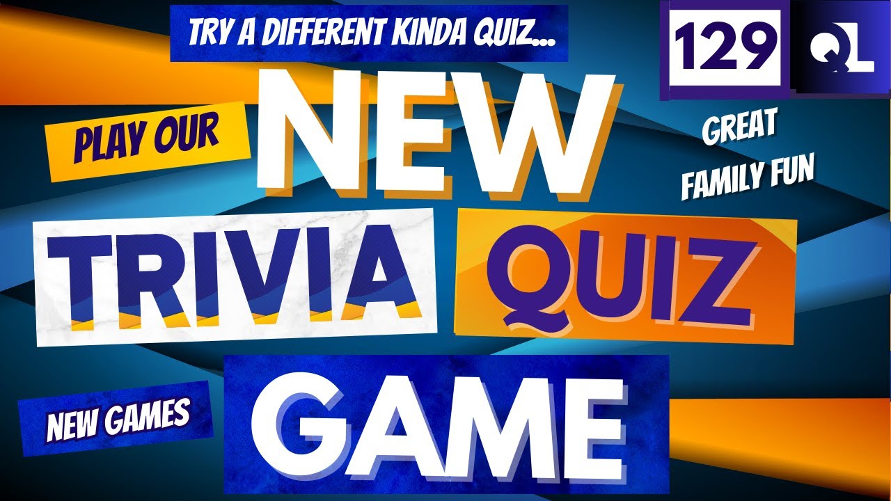 Exciting NEW Trivia Quiz Game. GREAT Family Fun. NEW GAMES.