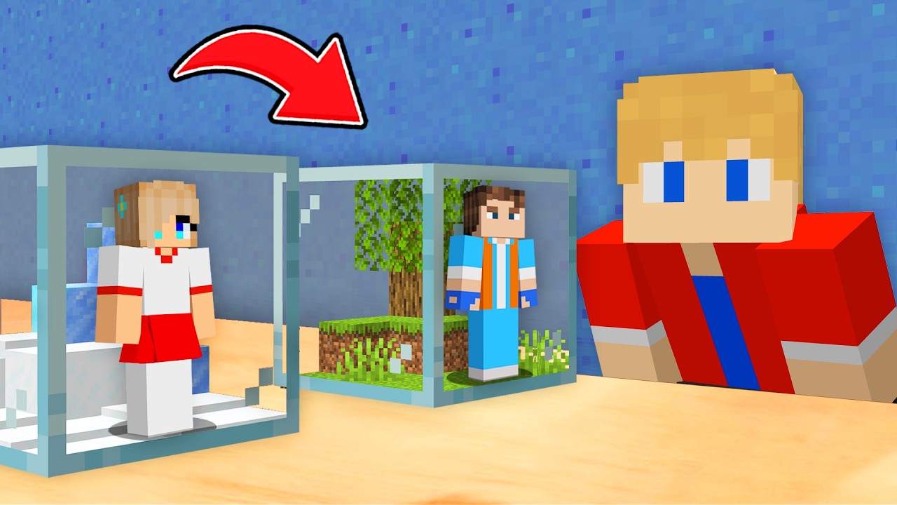 PRENDI MEUS AMIGOS DENTRO do AQU&Aacute;RIO no Minecraft!