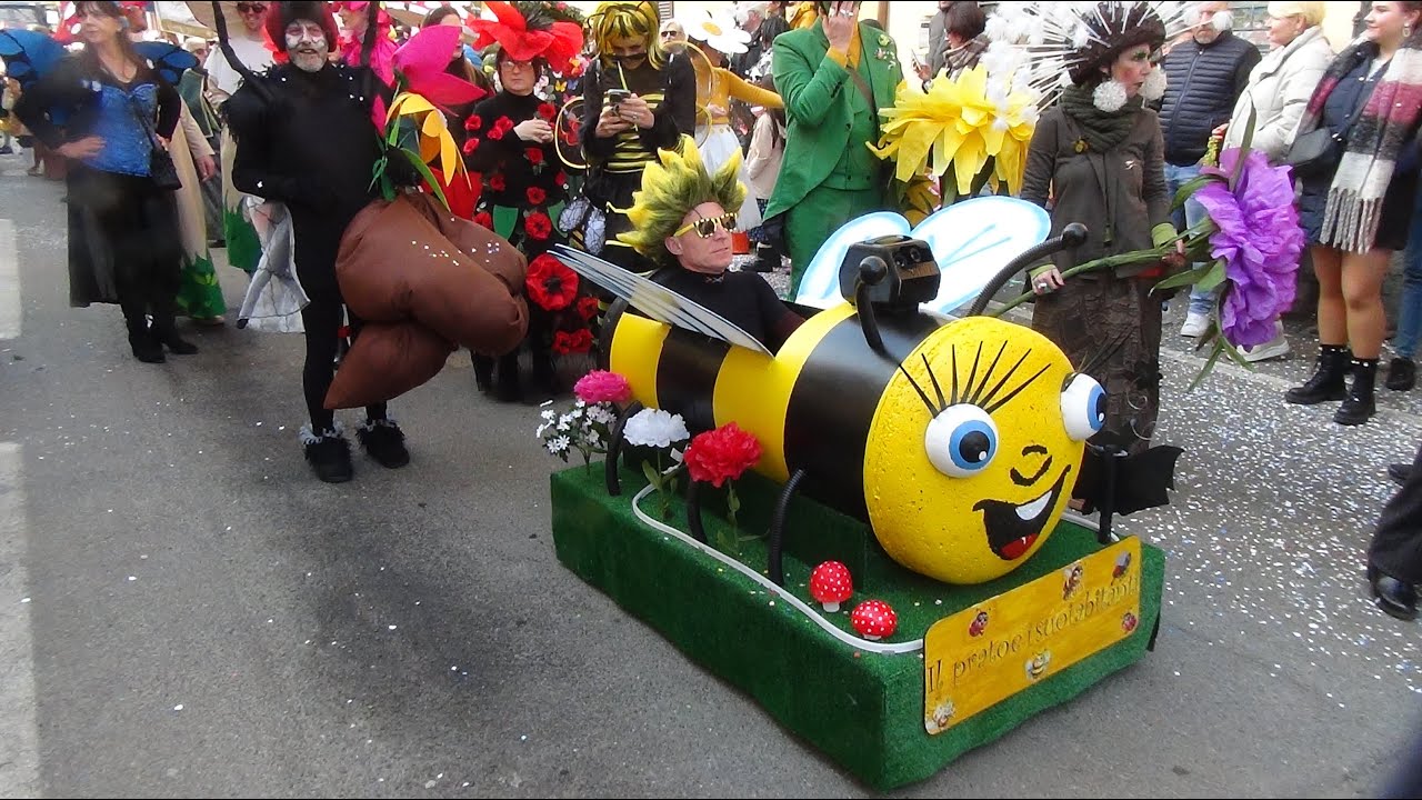 Carnevale di Crescentino 1a P., Majorettes, Bande Musicali, Carri