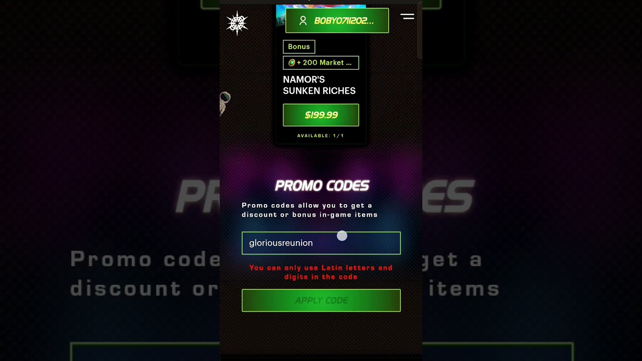 NEW LIVE STREAM PROMO CODE| ONLY AVAILABLE FOR 24 HOURS| 