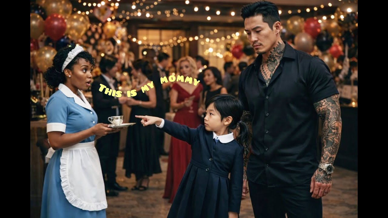 THE KOREAN MAFIA BOSS ASKED HIS Daughter TO Point Her MOTHER —  She Pointed THE BLACK Waitress