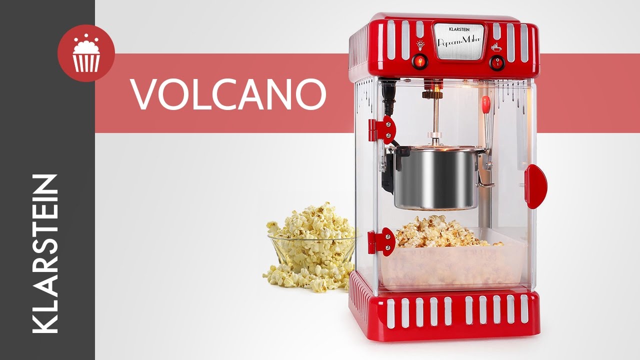 KLARSTEIN Volcano - stroj na výrobu popcornu