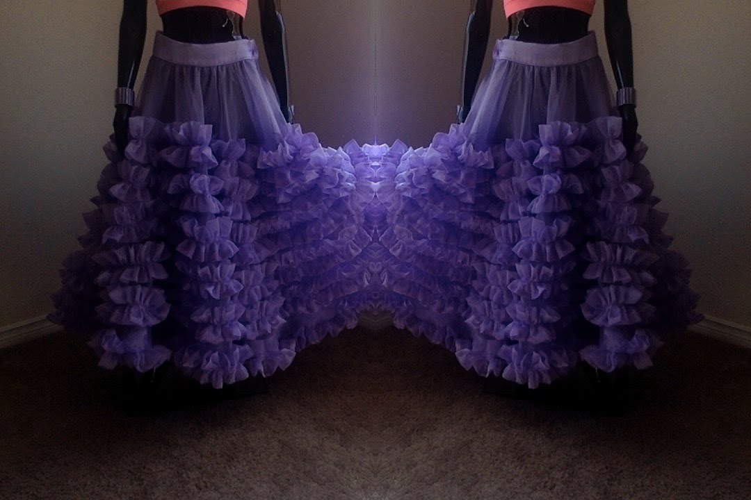 How to Make Designer Ruffled DIY Skirt | Zip Method |