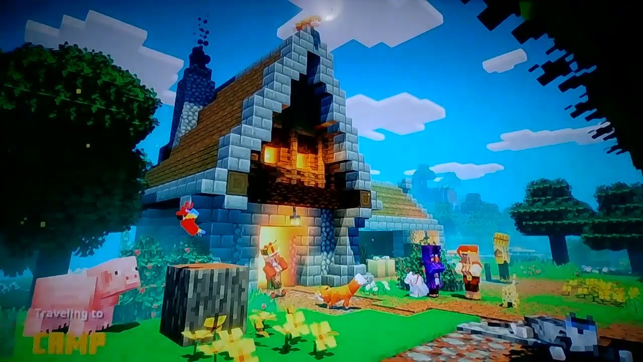 Minecraft Dungeons Xbox Series X gameplay part 1 (with a friend :-D)