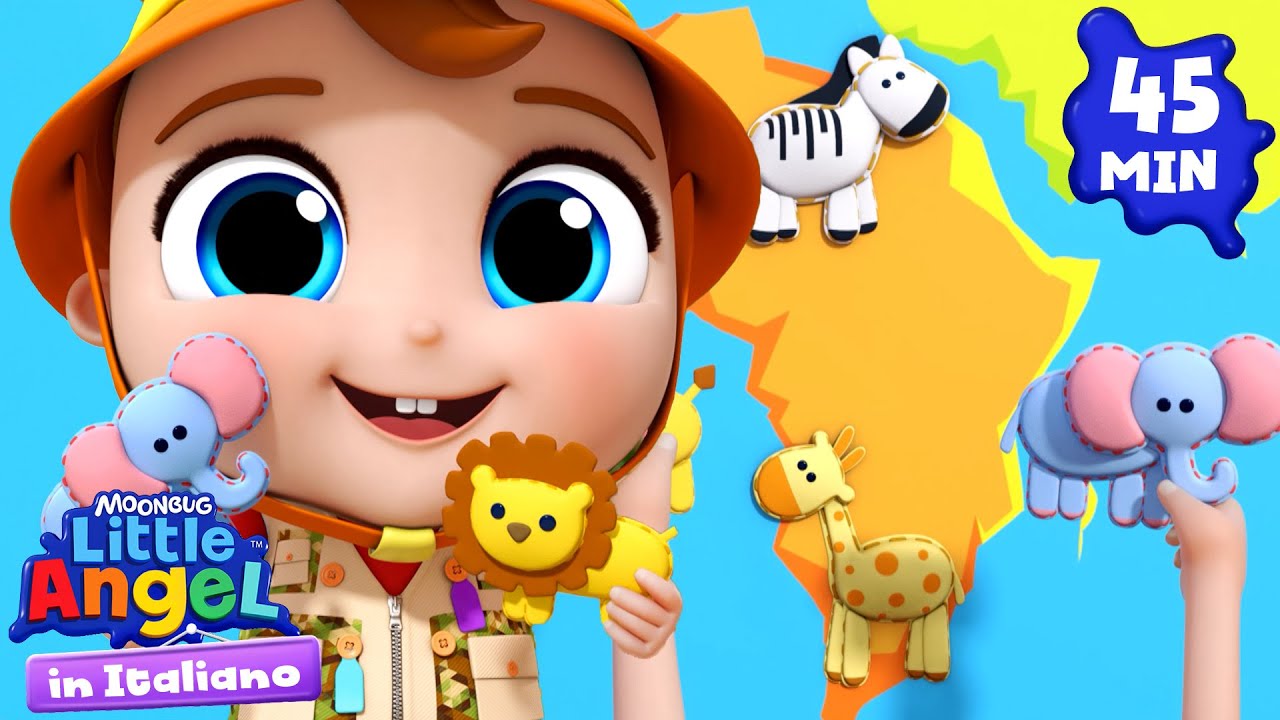 Gianni Piccino e Gli Amici Pelosi 🐕🐈 | Little Angel Italiano | Cartoni Animati con Gianni Piccino
