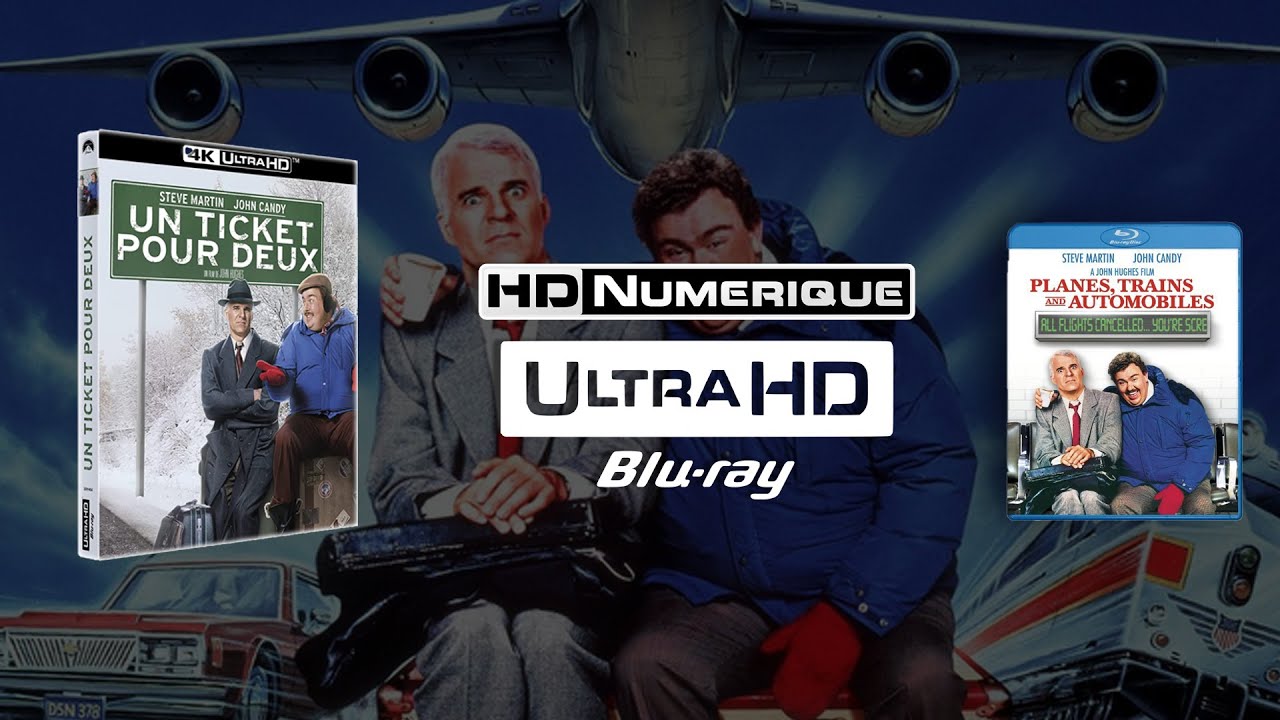 Un Ticket pour Deux (Planes, Trains & Automobiles, 1987) : Comparatif 4K Ultra HD vs Blu-ray