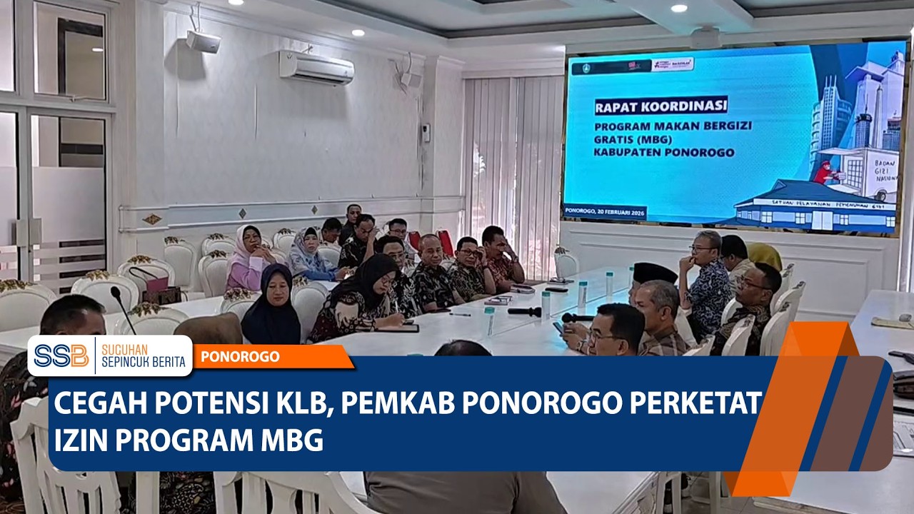 PONOROGO - Cegah Potensi KLB, Pemkab Perketat Izin Program MBG