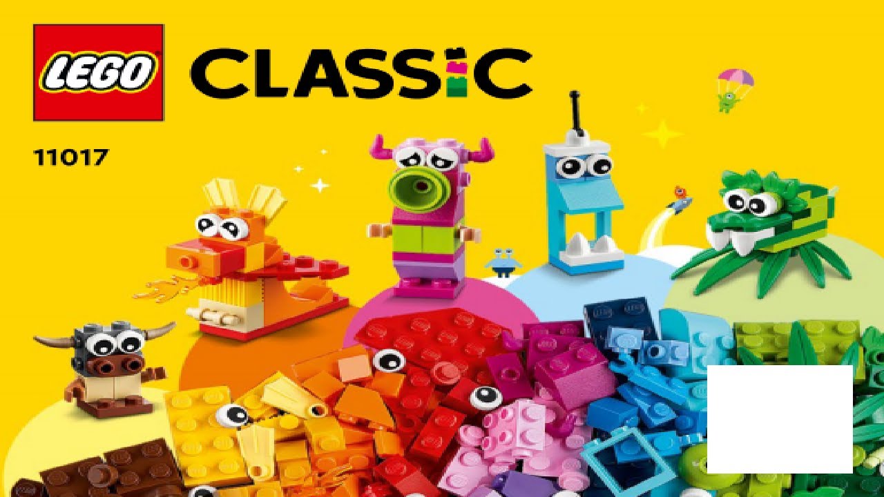 LEGO instructions - LEGO Classic - 11017 - Creative Monsters