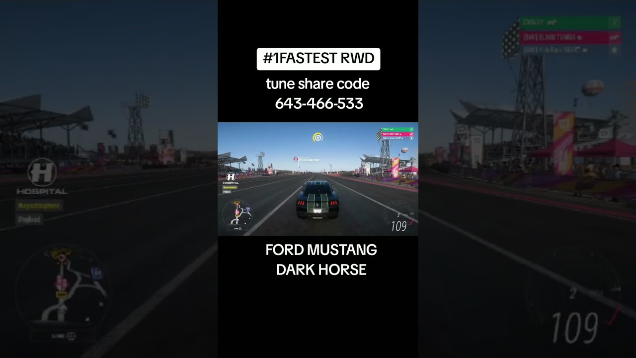 #1FASTEST Horse!!!🐴  #forzahorizon5 #drag #tunes #xbox #playstation #clips #trending #foryou