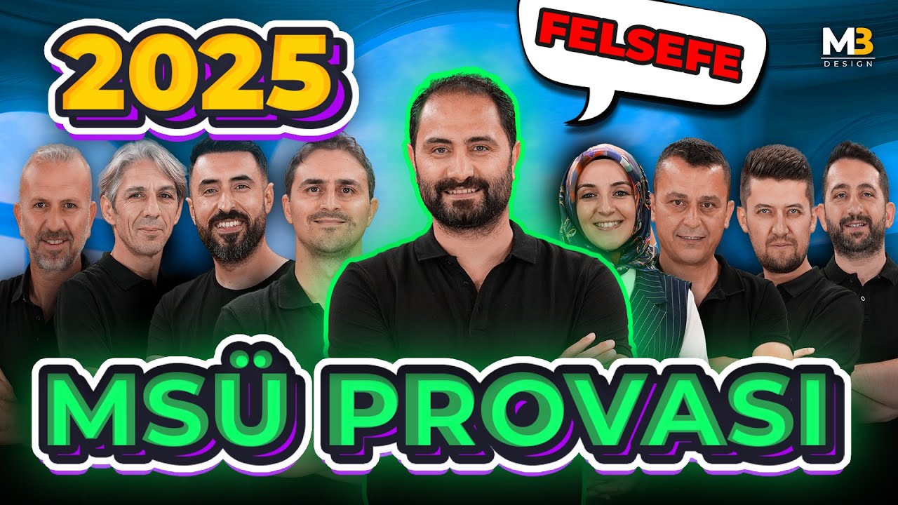 2025 MSÜ PROVASI / MSÜ FELSEFE - DİN DENEMESİ ÇÖZÜMLERİ