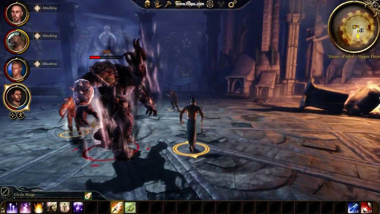 Dragon Age Origins - Nightmare Tower Ogre Kill