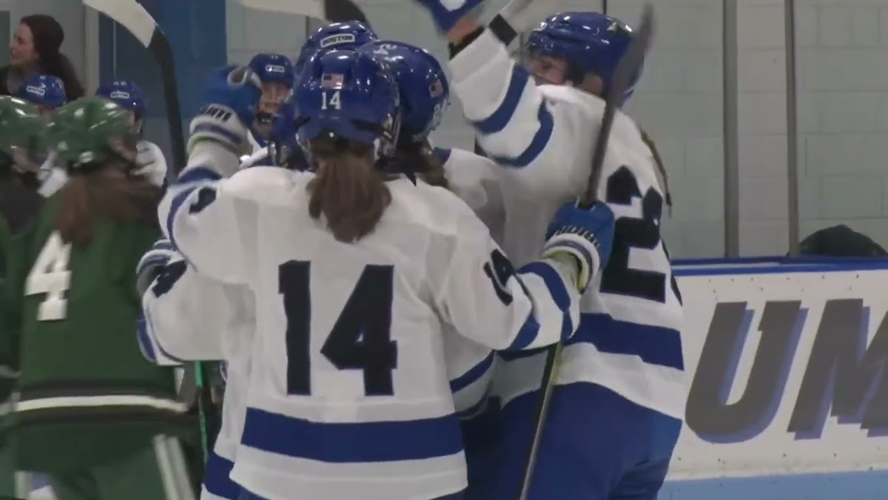 UMass Boston vs Castleton: Women's Ice Hockey Highlights