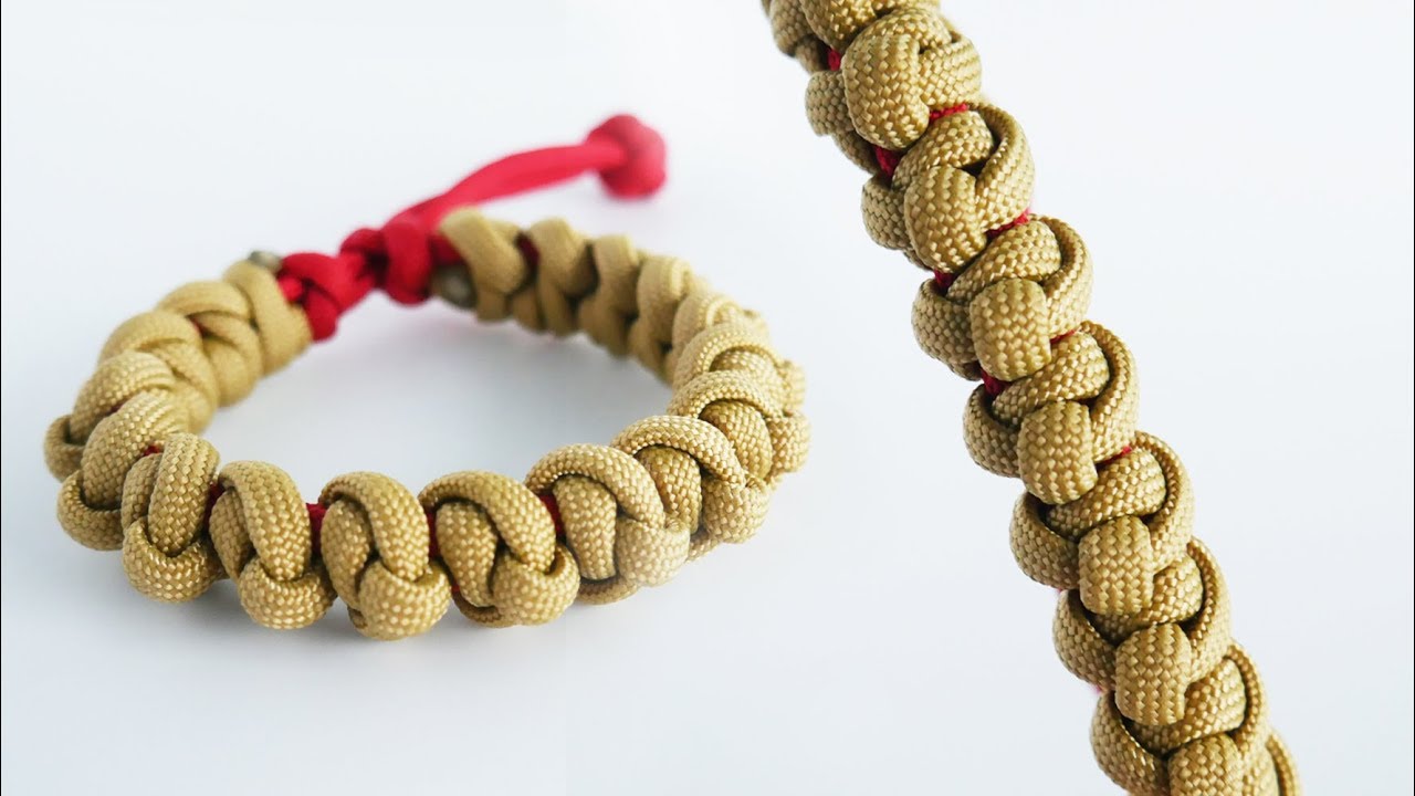 How to Make a Mad Max Chiton Knot Paracord Bracelet Tutorial