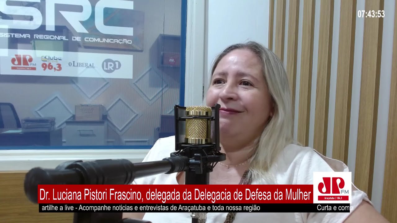 Dr. Luciana Pistori, delegada da Delegacia de Defesa da Mulher | Jornal da Manhã | 25.02.2026