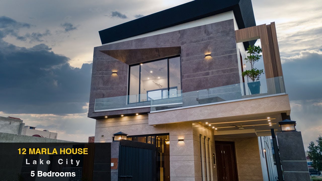 12 Marla House by Gulraiz Architects Lake City, Lahore - Pakistan