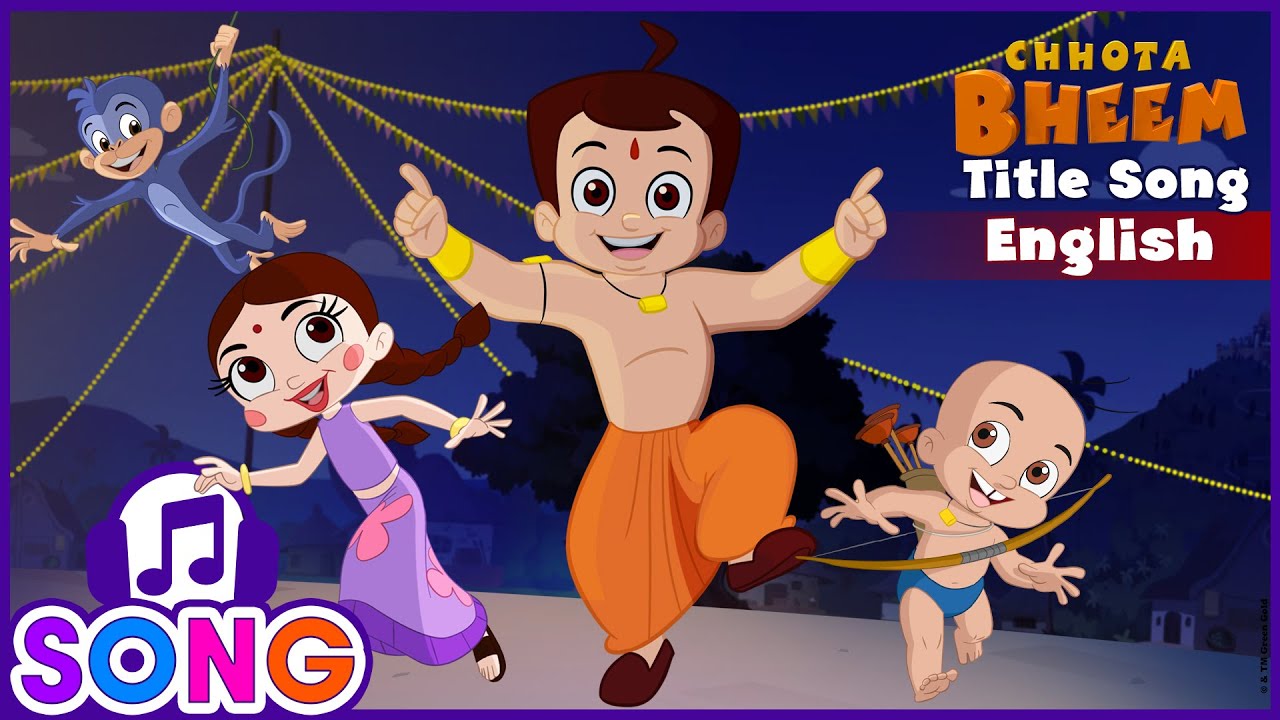 Chhota Bheem - Title Song in English | Songs for Kids | Hindi Popular Songs
