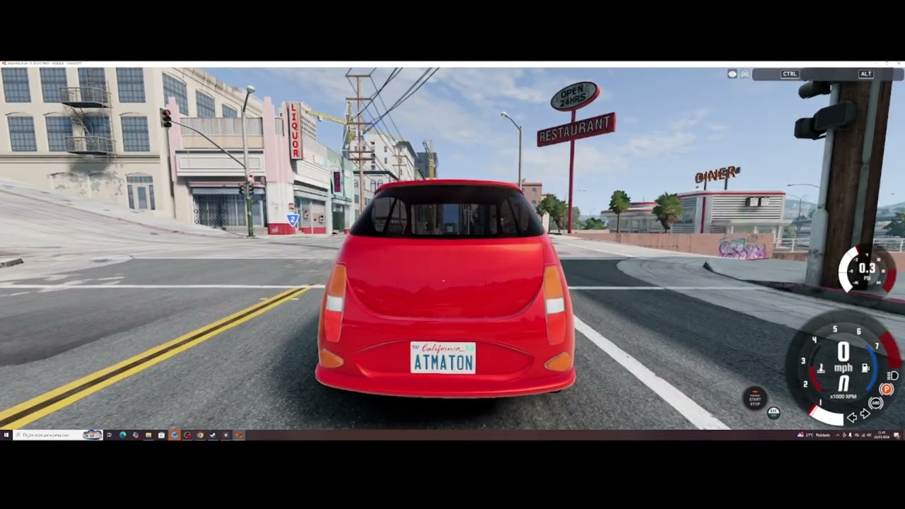 Eu fiz o carrinho hatchback bonito e parece com a cara de feliz de 6 marchas