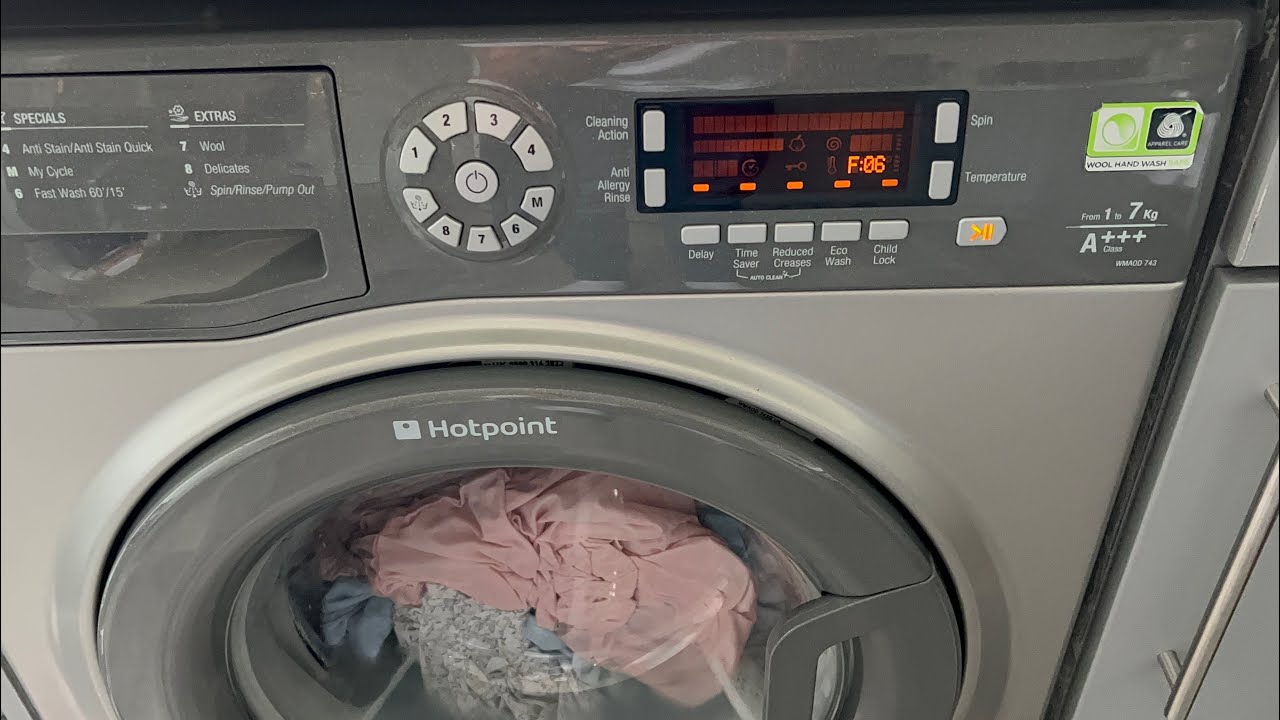 Hotpoint ultima - F06 error code