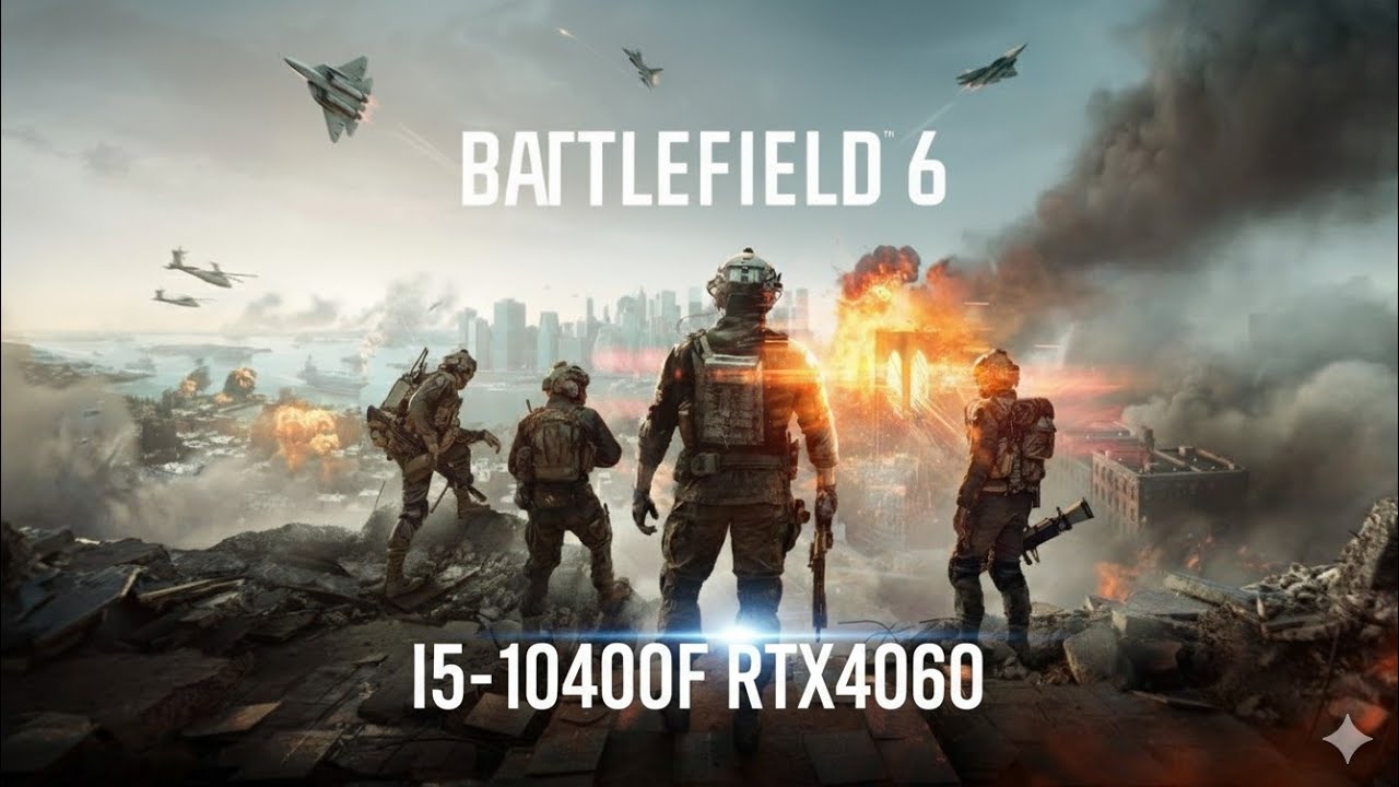🔥 Battlefield 6 Rodando no i5-10400F + RTX 4060 — Desempenho Surpreendente!
