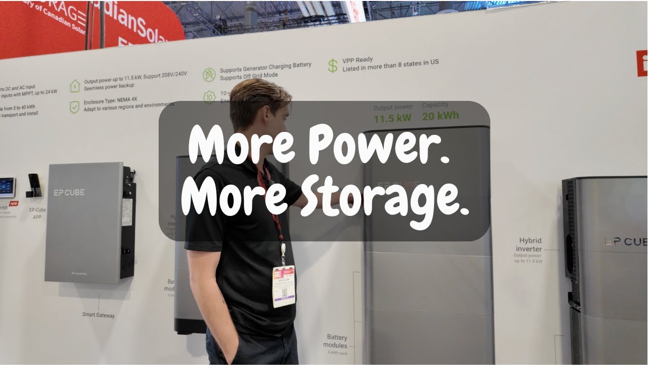 RE+ 2025 | Canadian Solar EP Cube 2.0 Hybrid Inverter – 11.5kW Power, Off-Grid Ready & VPP Capable
