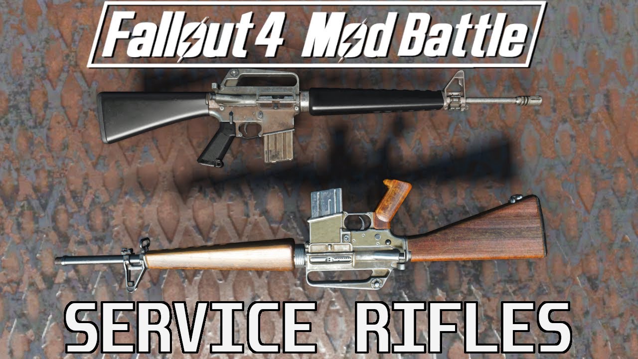 9 модов для табельных винтовок для Fallout 4 — Mod Battle