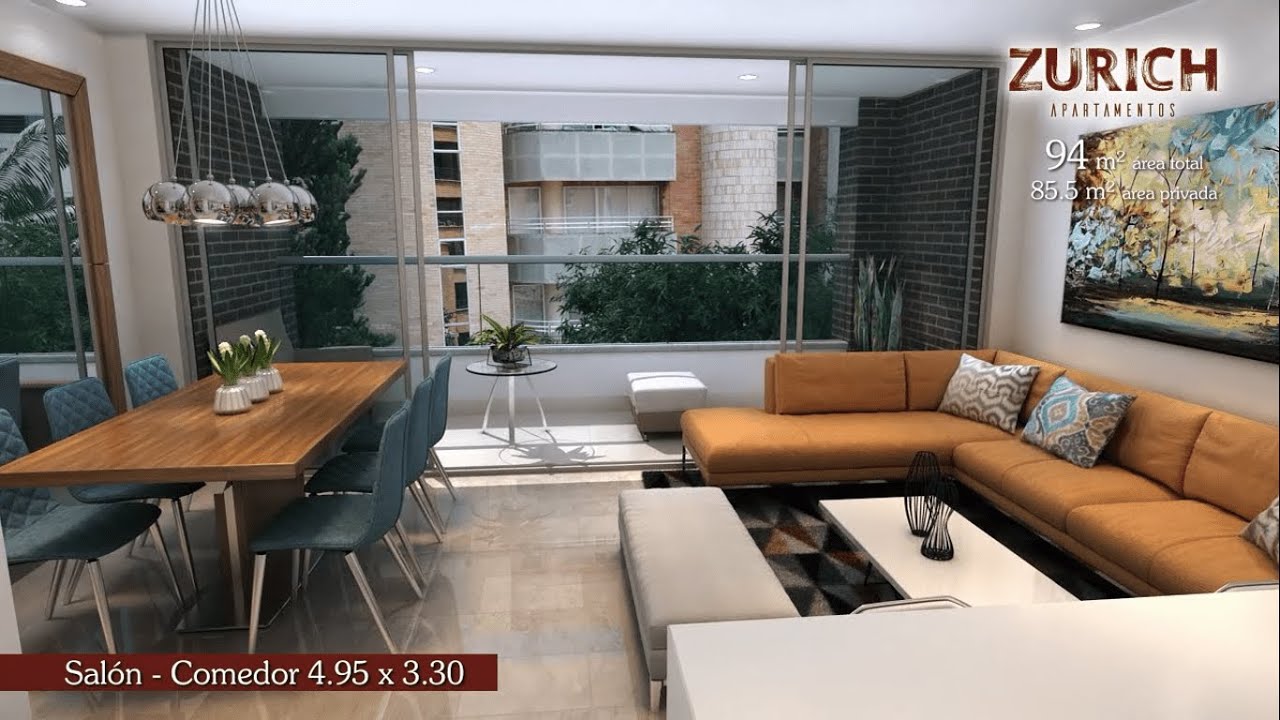 Zurich Apartamentos en Laureles - Apto 94 m²