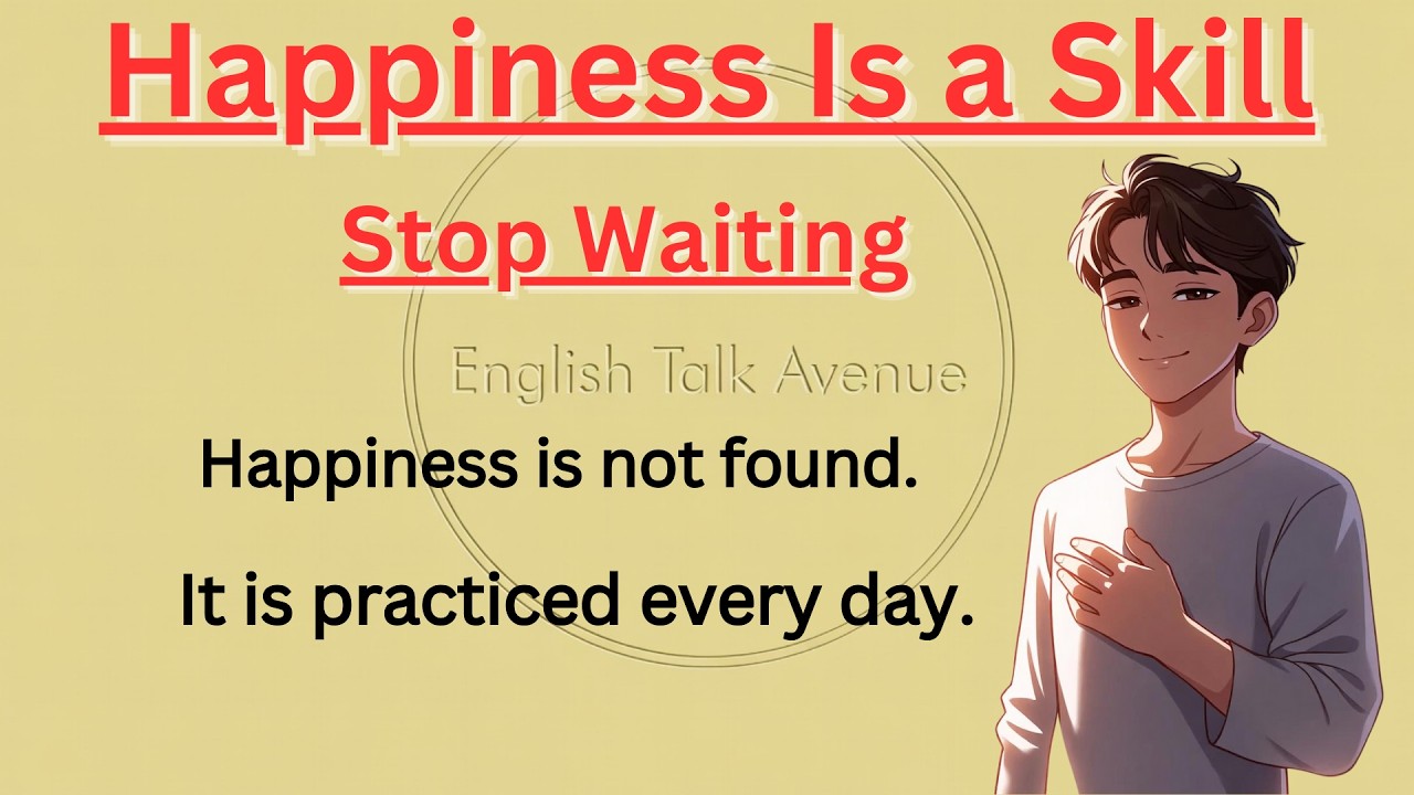 Happiness Is a Skill – Train Your Mind Daily | English Talk Avenue
